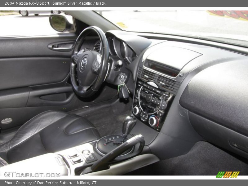 Sunlight Silver Metallic / Black 2004 Mazda RX-8 Sport