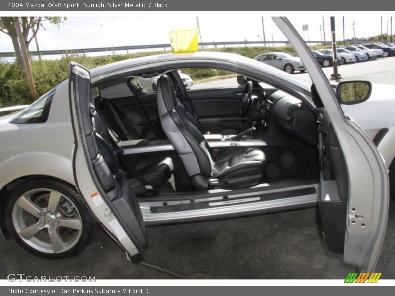 Sunlight Silver Metallic / Black 2004 Mazda RX-8 Sport