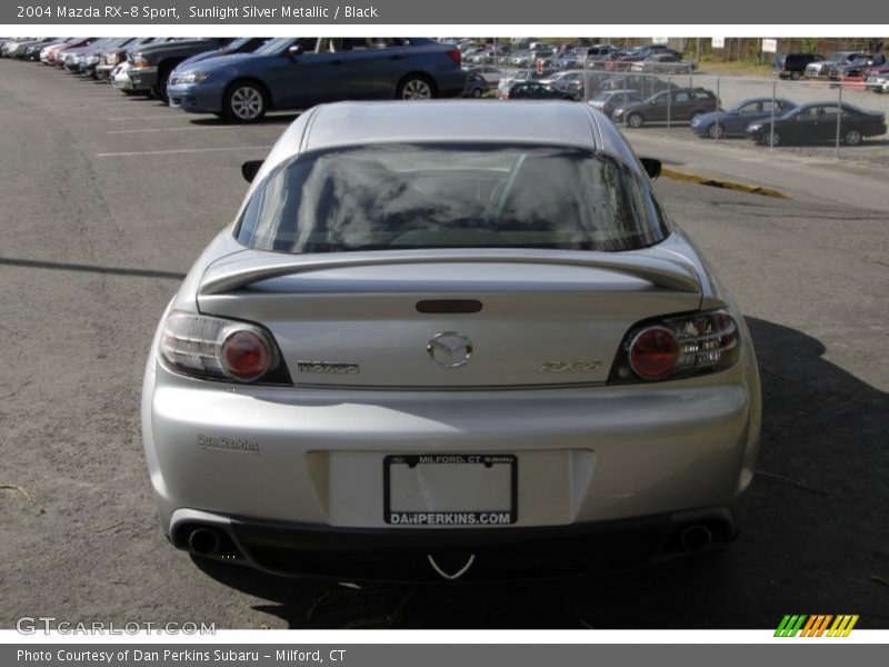 Sunlight Silver Metallic / Black 2004 Mazda RX-8 Sport