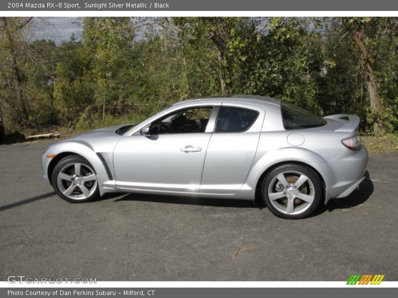Sunlight Silver Metallic / Black 2004 Mazda RX-8 Sport
