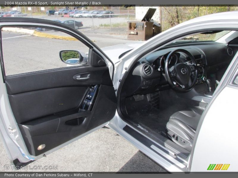 Sunlight Silver Metallic / Black 2004 Mazda RX-8 Sport