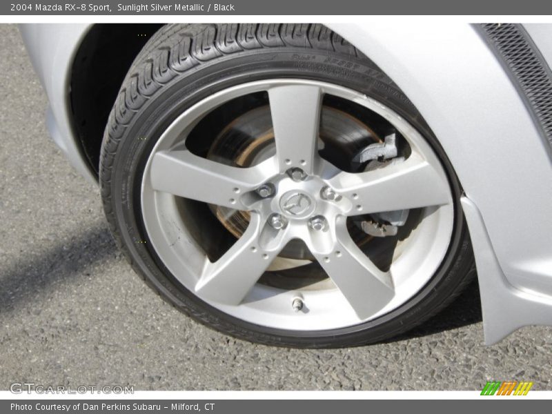 Sunlight Silver Metallic / Black 2004 Mazda RX-8 Sport