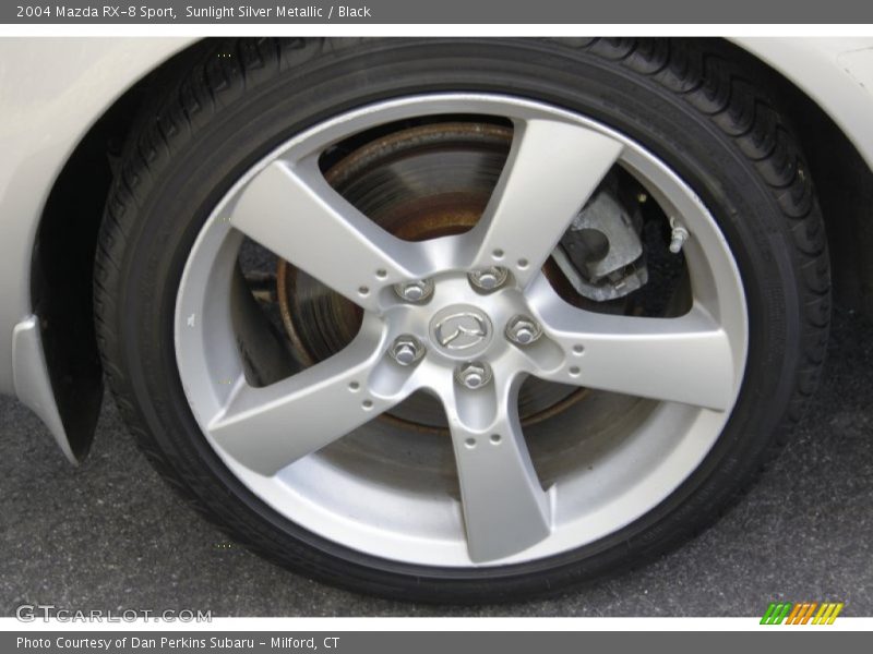 Sunlight Silver Metallic / Black 2004 Mazda RX-8 Sport