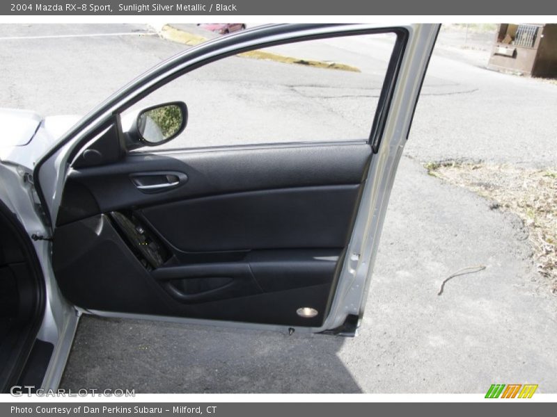 Sunlight Silver Metallic / Black 2004 Mazda RX-8 Sport