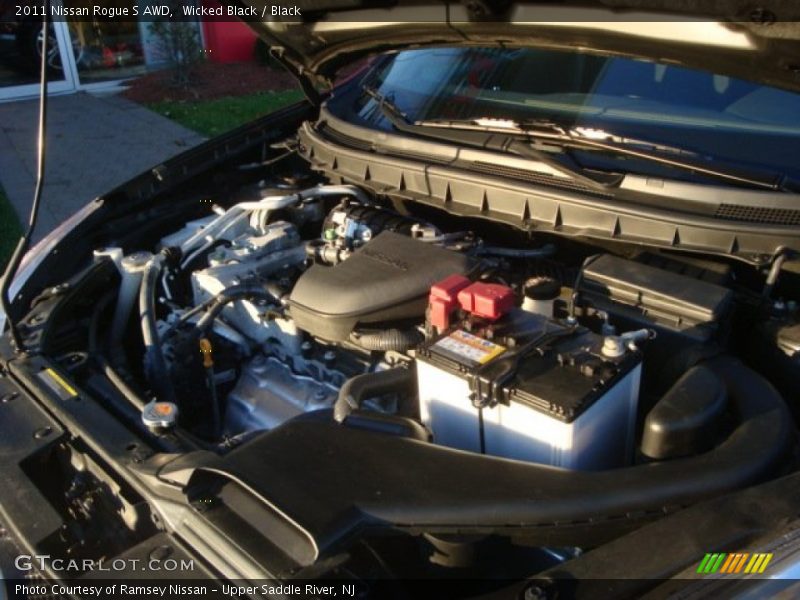 Wicked Black / Black 2011 Nissan Rogue S AWD