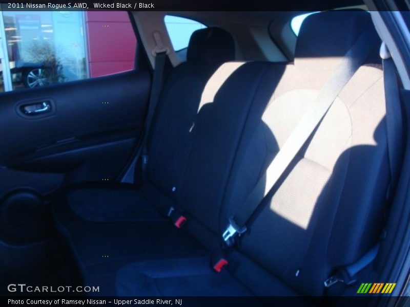Wicked Black / Black 2011 Nissan Rogue S AWD