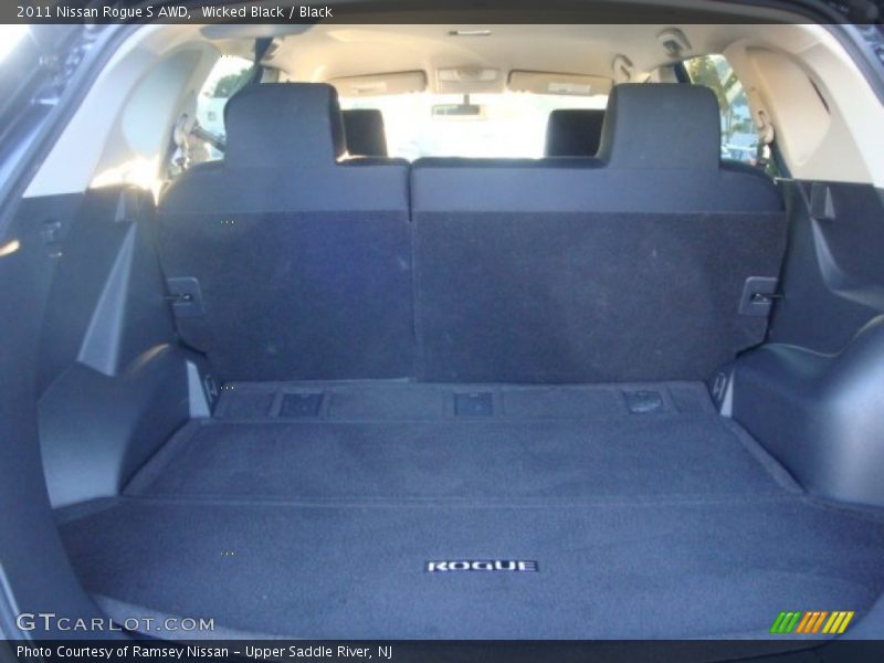 Wicked Black / Black 2011 Nissan Rogue S AWD