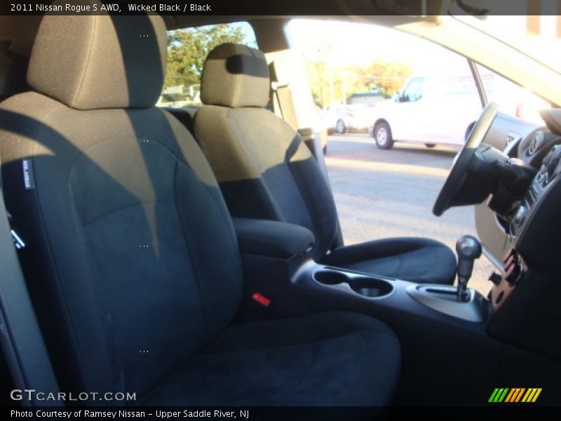 Wicked Black / Black 2011 Nissan Rogue S AWD