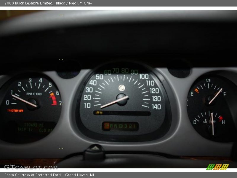 Black / Medium Gray 2000 Buick LeSabre Limited