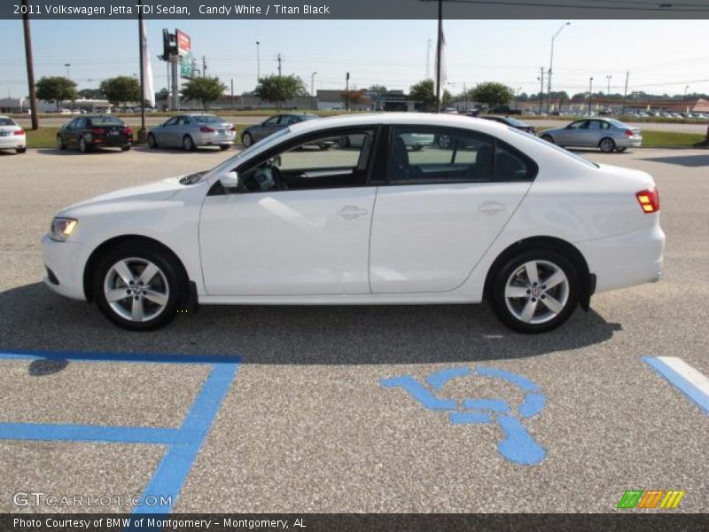 Candy White / Titan Black 2011 Volkswagen Jetta TDI Sedan