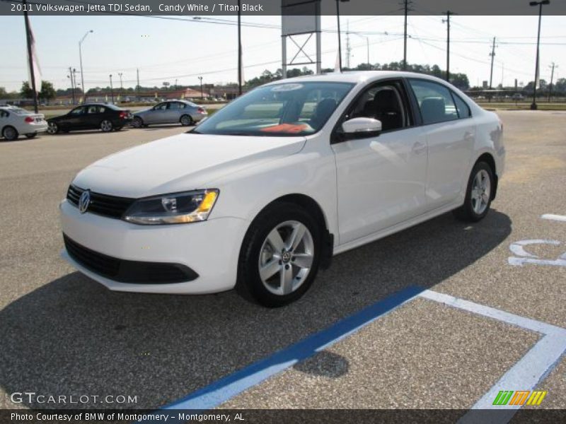 Candy White / Titan Black 2011 Volkswagen Jetta TDI Sedan