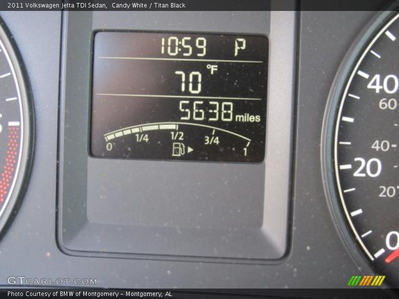 Candy White / Titan Black 2011 Volkswagen Jetta TDI Sedan