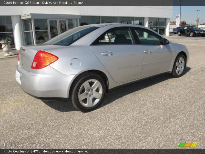 Quicksilver Metallic / Ebony 2009 Pontiac G6 Sedan