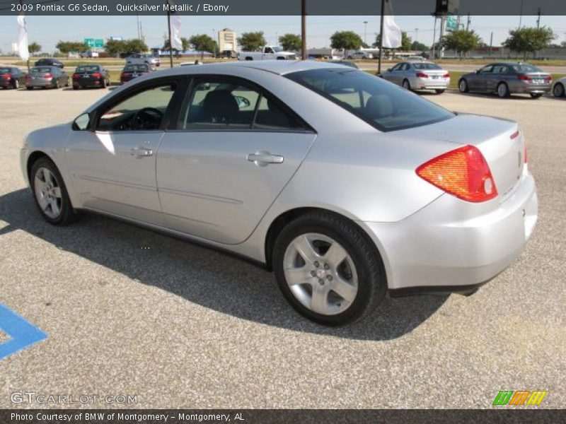 Quicksilver Metallic / Ebony 2009 Pontiac G6 Sedan