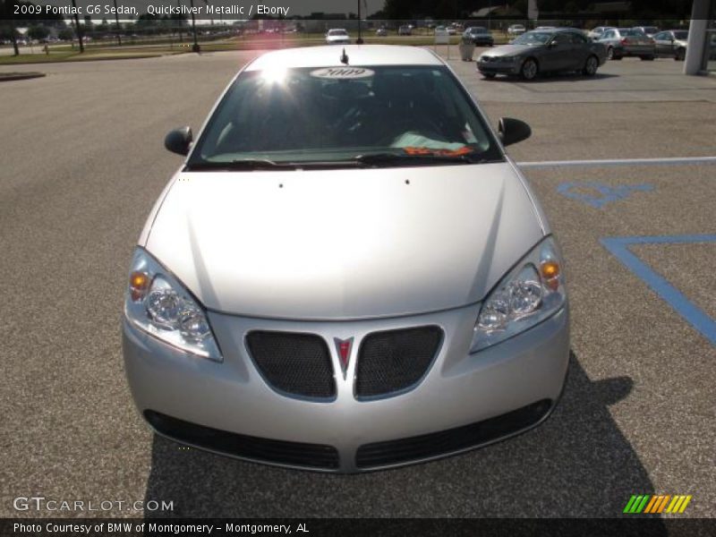 Quicksilver Metallic / Ebony 2009 Pontiac G6 Sedan
