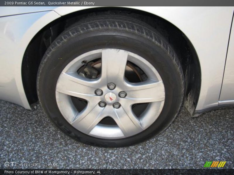 Quicksilver Metallic / Ebony 2009 Pontiac G6 Sedan