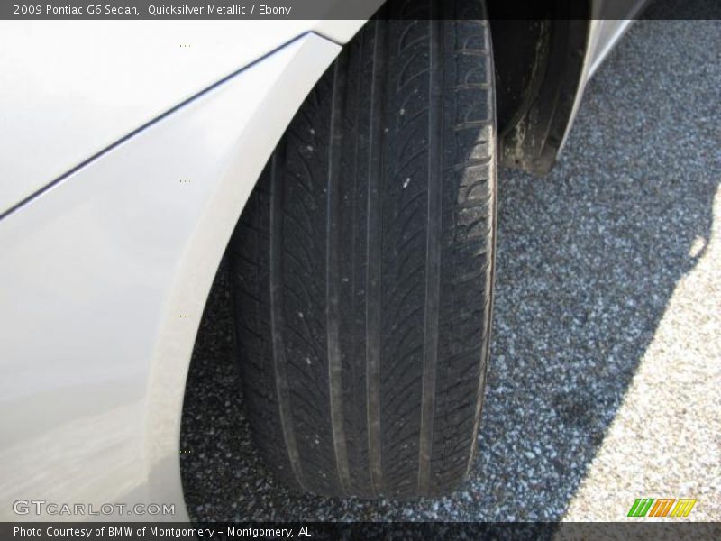 Quicksilver Metallic / Ebony 2009 Pontiac G6 Sedan