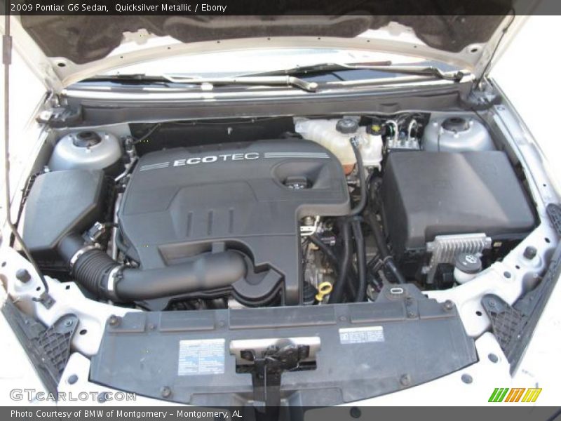 Quicksilver Metallic / Ebony 2009 Pontiac G6 Sedan