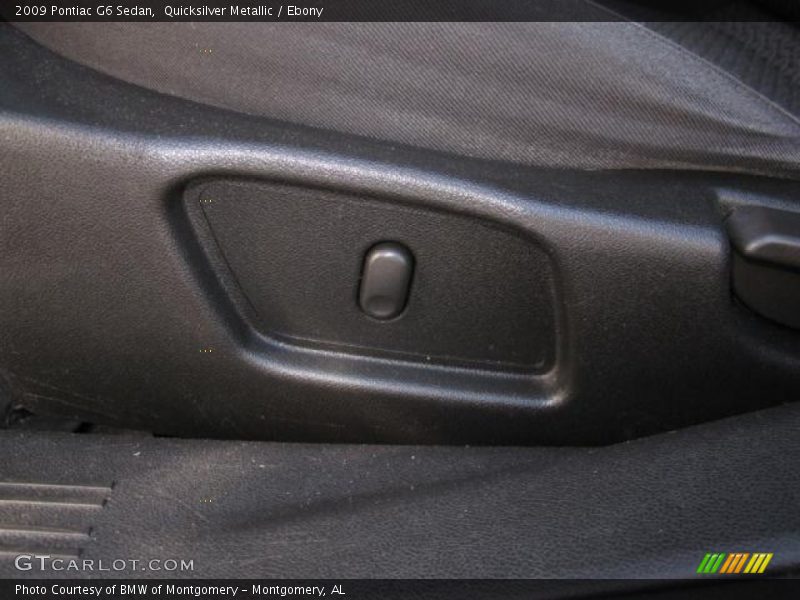 Quicksilver Metallic / Ebony 2009 Pontiac G6 Sedan