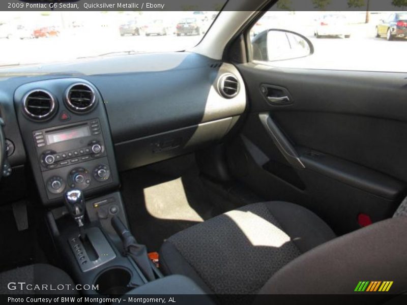 Quicksilver Metallic / Ebony 2009 Pontiac G6 Sedan