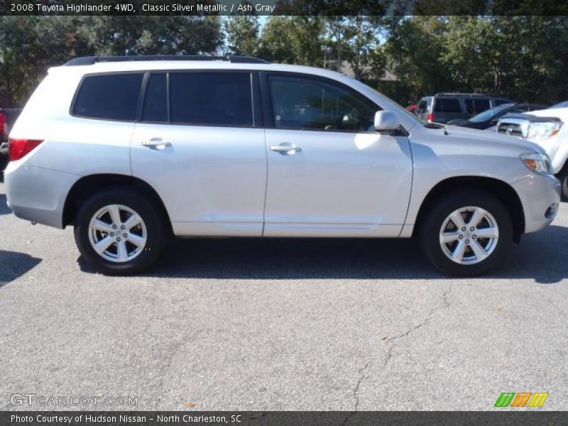 Classic Silver Metallic / Ash Gray 2008 Toyota Highlander 4WD
