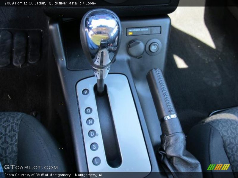 Quicksilver Metallic / Ebony 2009 Pontiac G6 Sedan