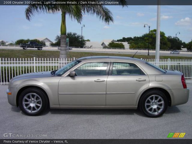 Light Sandstone Metallic / Dark Khaki/Light Graystone 2008 Chrysler 300 Limited