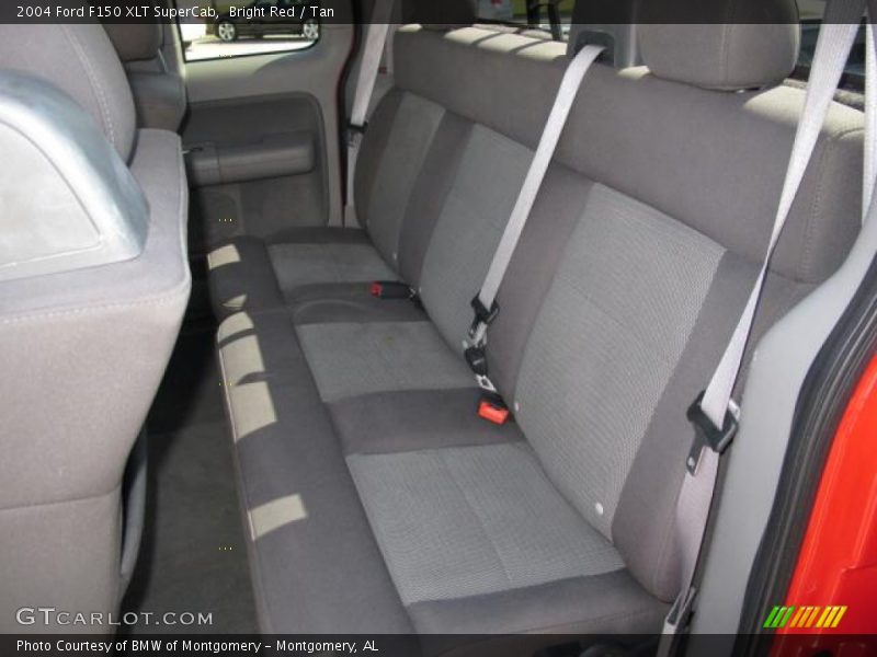 Bright Red / Tan 2004 Ford F150 XLT SuperCab
