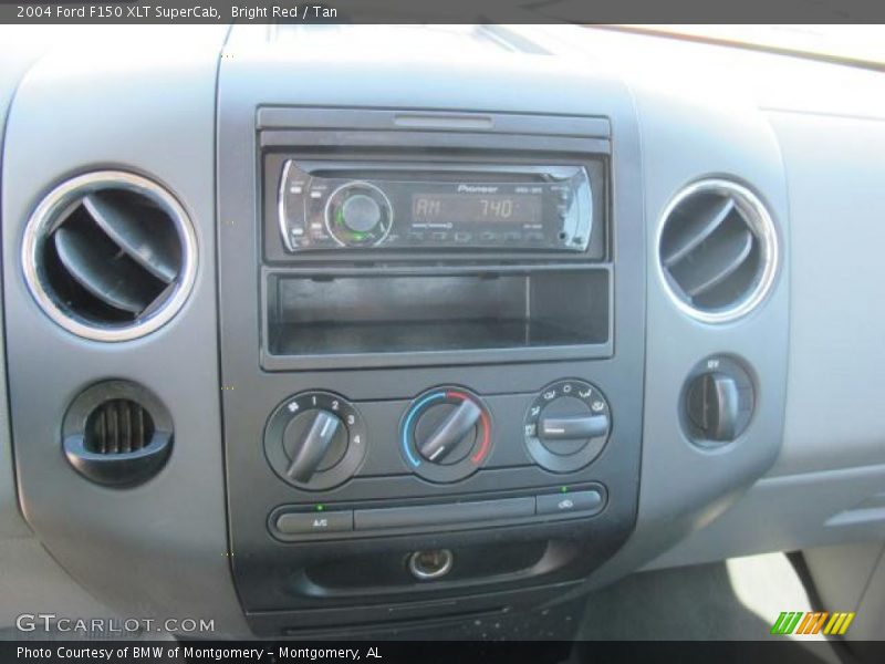 Bright Red / Tan 2004 Ford F150 XLT SuperCab