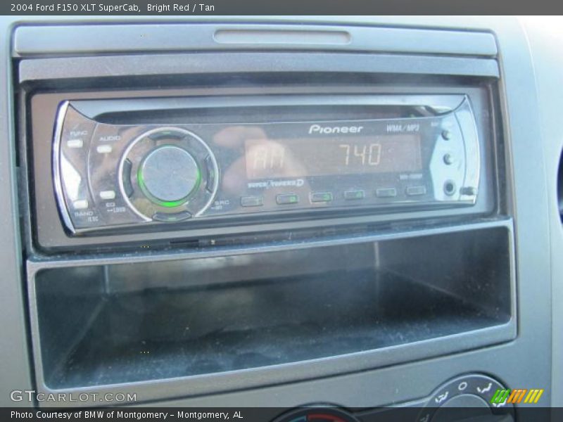 Bright Red / Tan 2004 Ford F150 XLT SuperCab