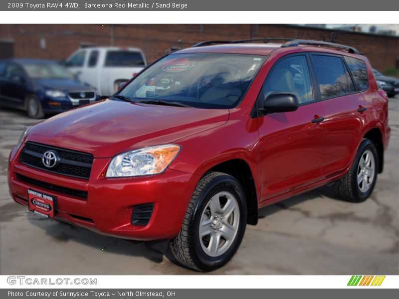 Barcelona Red Metallic / Sand Beige 2009 Toyota RAV4 4WD