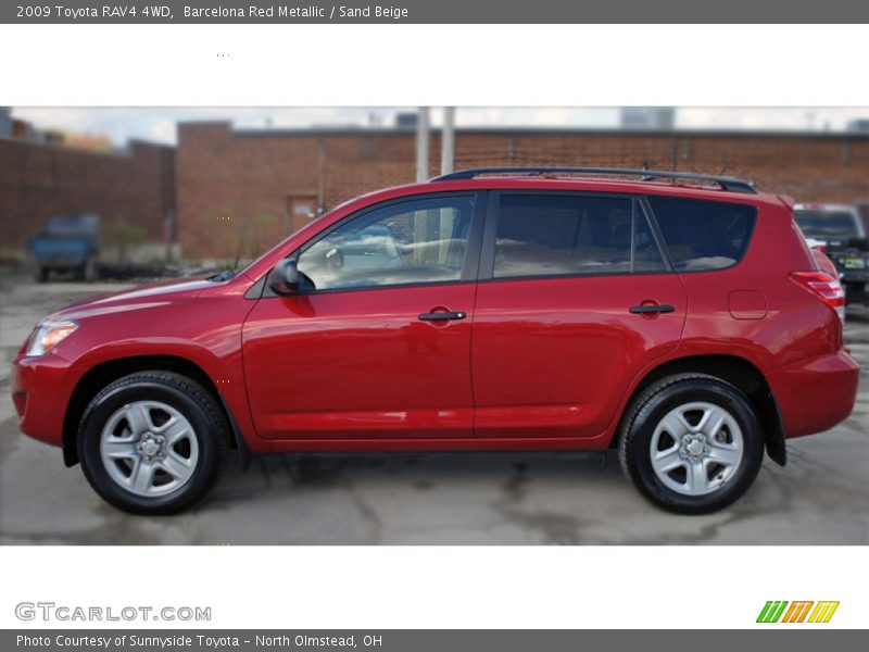 Barcelona Red Metallic / Sand Beige 2009 Toyota RAV4 4WD