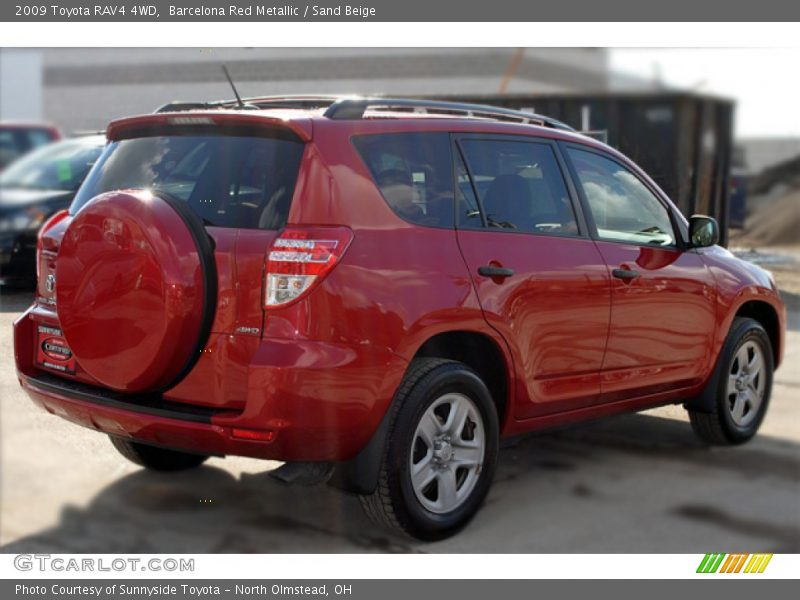 Barcelona Red Metallic / Sand Beige 2009 Toyota RAV4 4WD