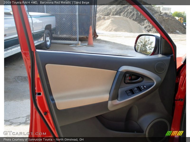 Barcelona Red Metallic / Sand Beige 2009 Toyota RAV4 4WD