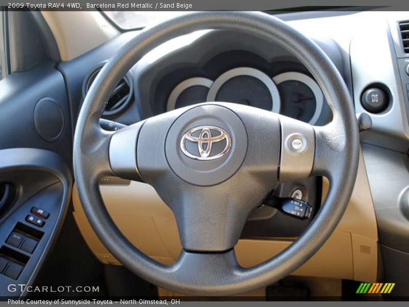 Barcelona Red Metallic / Sand Beige 2009 Toyota RAV4 4WD