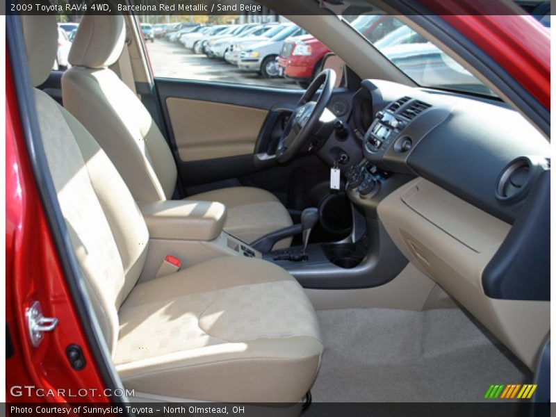 Barcelona Red Metallic / Sand Beige 2009 Toyota RAV4 4WD