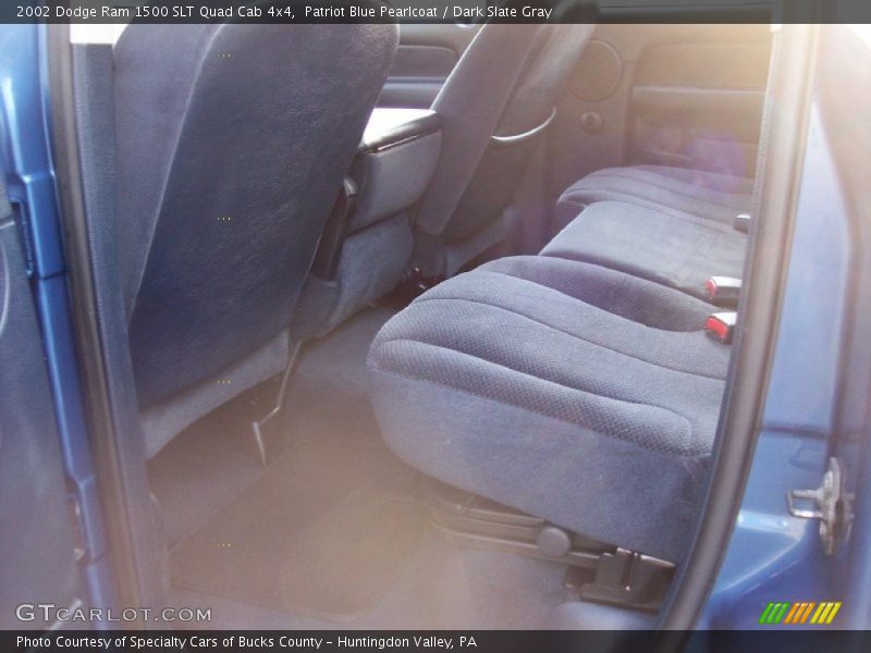 Patriot Blue Pearlcoat / Dark Slate Gray 2002 Dodge Ram 1500 SLT Quad Cab 4x4