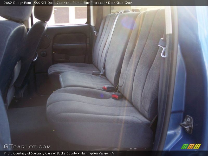 Patriot Blue Pearlcoat / Dark Slate Gray 2002 Dodge Ram 1500 SLT Quad Cab 4x4