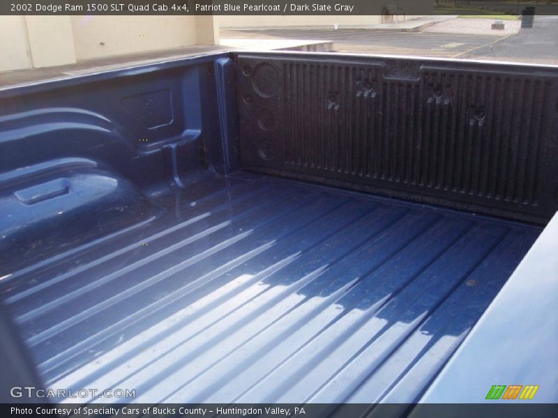 Patriot Blue Pearlcoat / Dark Slate Gray 2002 Dodge Ram 1500 SLT Quad Cab 4x4