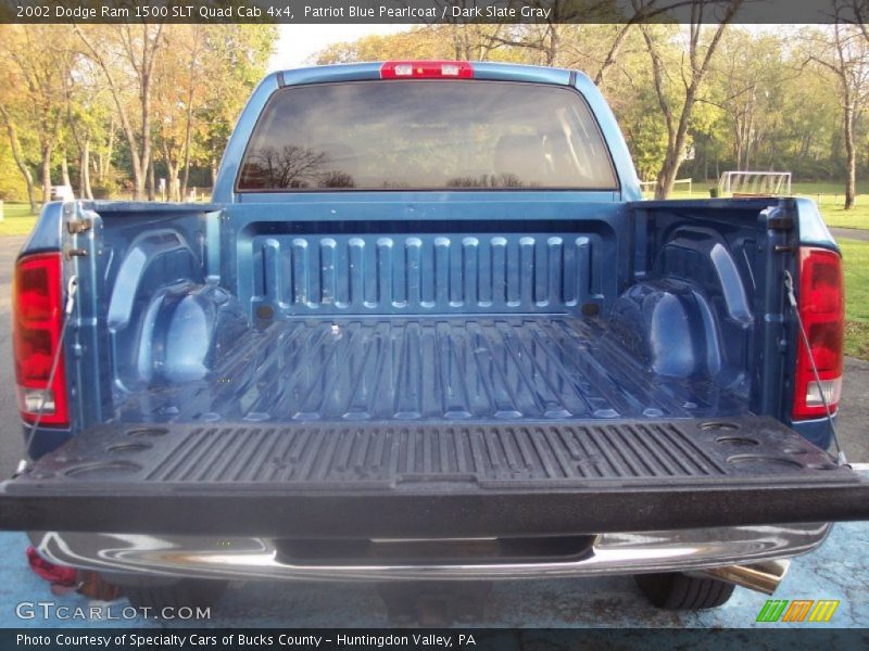 Patriot Blue Pearlcoat / Dark Slate Gray 2002 Dodge Ram 1500 SLT Quad Cab 4x4