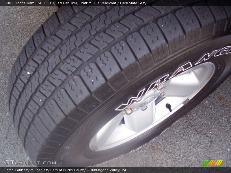 Patriot Blue Pearlcoat / Dark Slate Gray 2002 Dodge Ram 1500 SLT Quad Cab 4x4