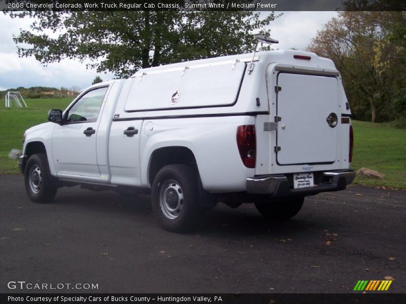 Summit White / Medium Pewter 2008 Chevrolet Colorado Work Truck Regular Cab Chassis