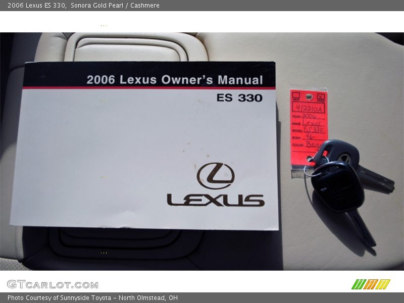 Sonora Gold Pearl / Cashmere 2006 Lexus ES 330