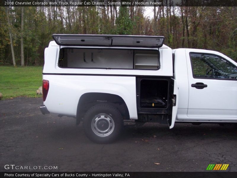 Summit White / Medium Pewter 2008 Chevrolet Colorado Work Truck Regular Cab Chassis