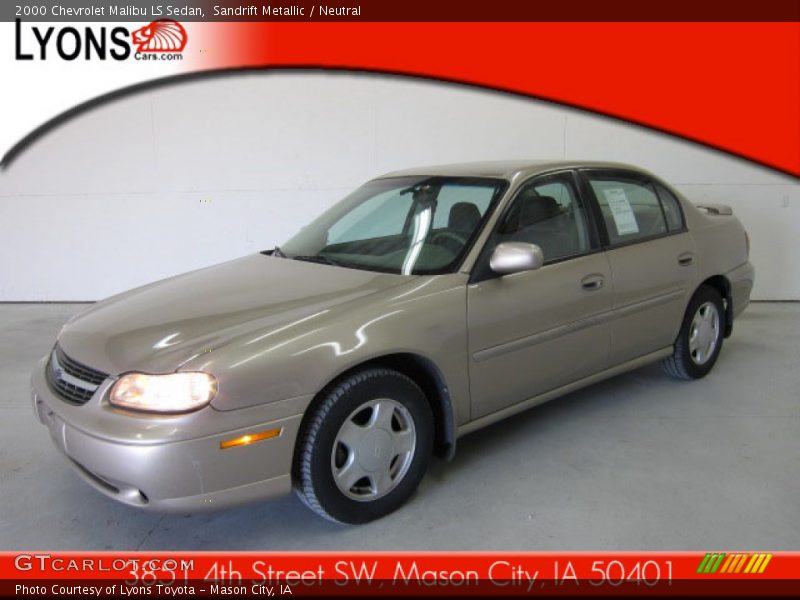 Sandrift Metallic / Neutral 2000 Chevrolet Malibu LS Sedan