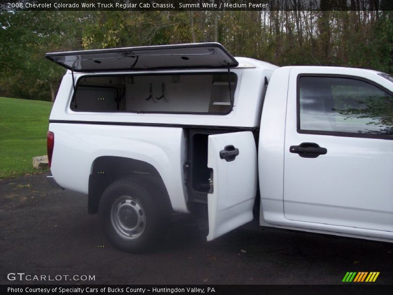 Summit White / Medium Pewter 2008 Chevrolet Colorado Work Truck Regular Cab Chassis