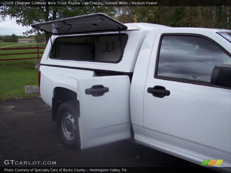 Summit White / Medium Pewter 2008 Chevrolet Colorado Work Truck Regular Cab Chassis