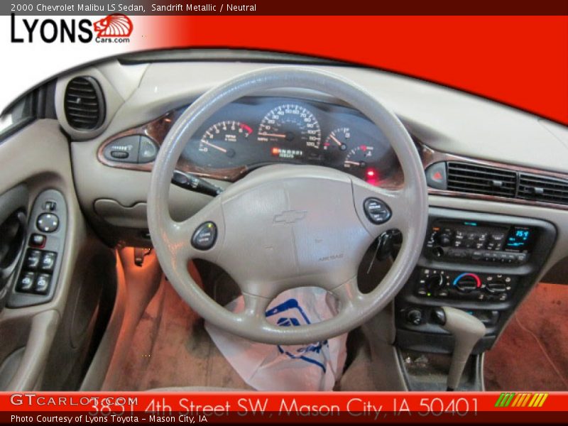 Sandrift Metallic / Neutral 2000 Chevrolet Malibu LS Sedan