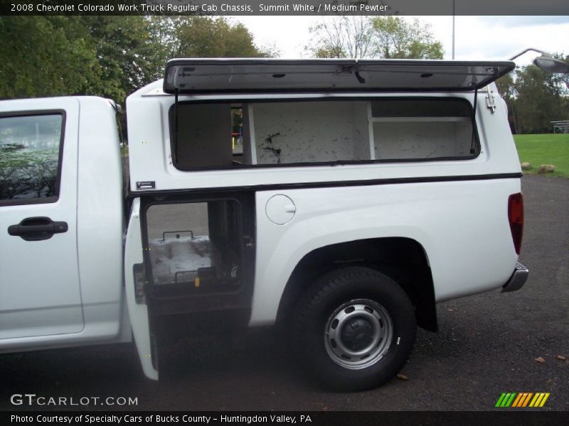Summit White / Medium Pewter 2008 Chevrolet Colorado Work Truck Regular Cab Chassis