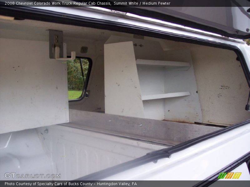 Summit White / Medium Pewter 2008 Chevrolet Colorado Work Truck Regular Cab Chassis